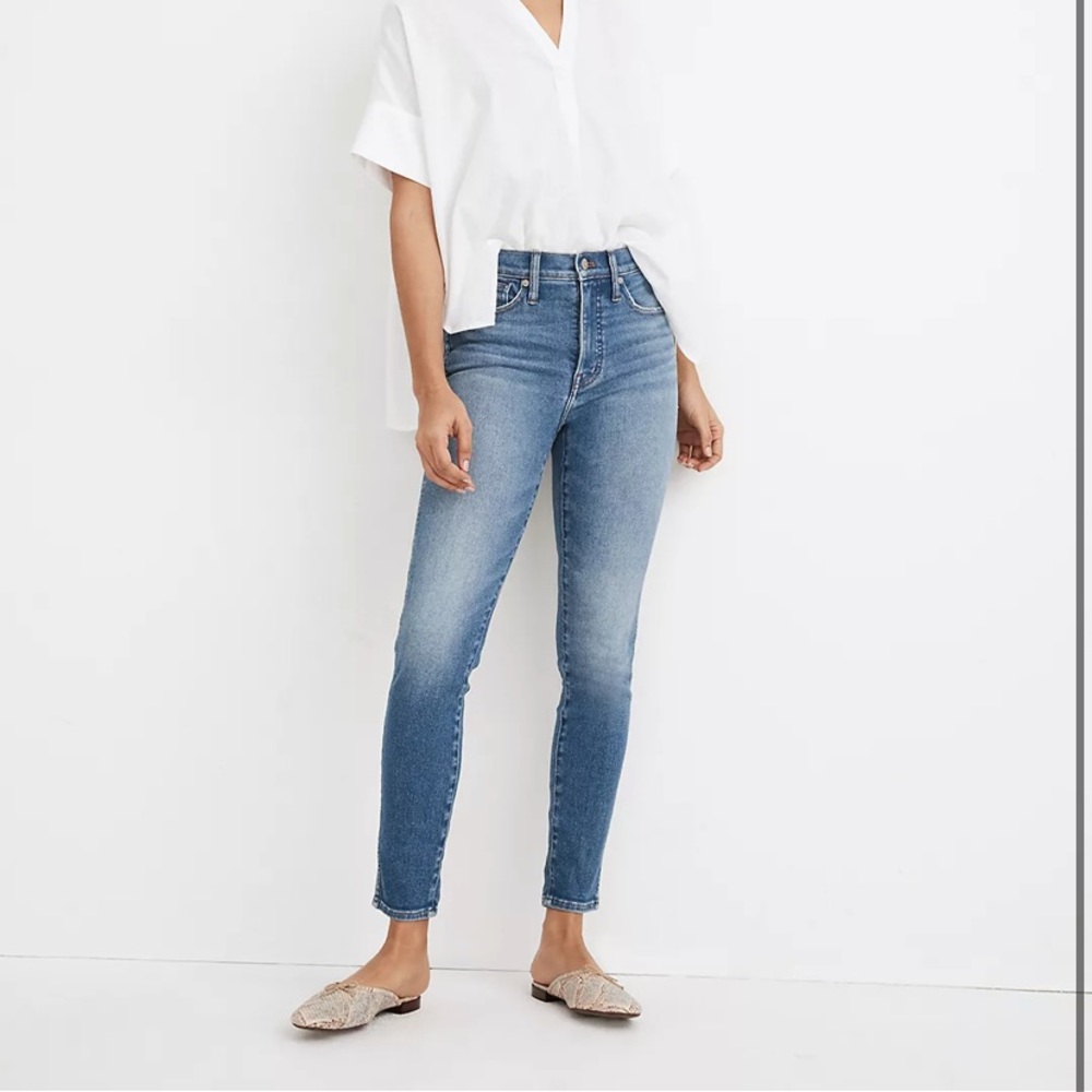Madewell 10" High-Rise Skinny Crop Jeans